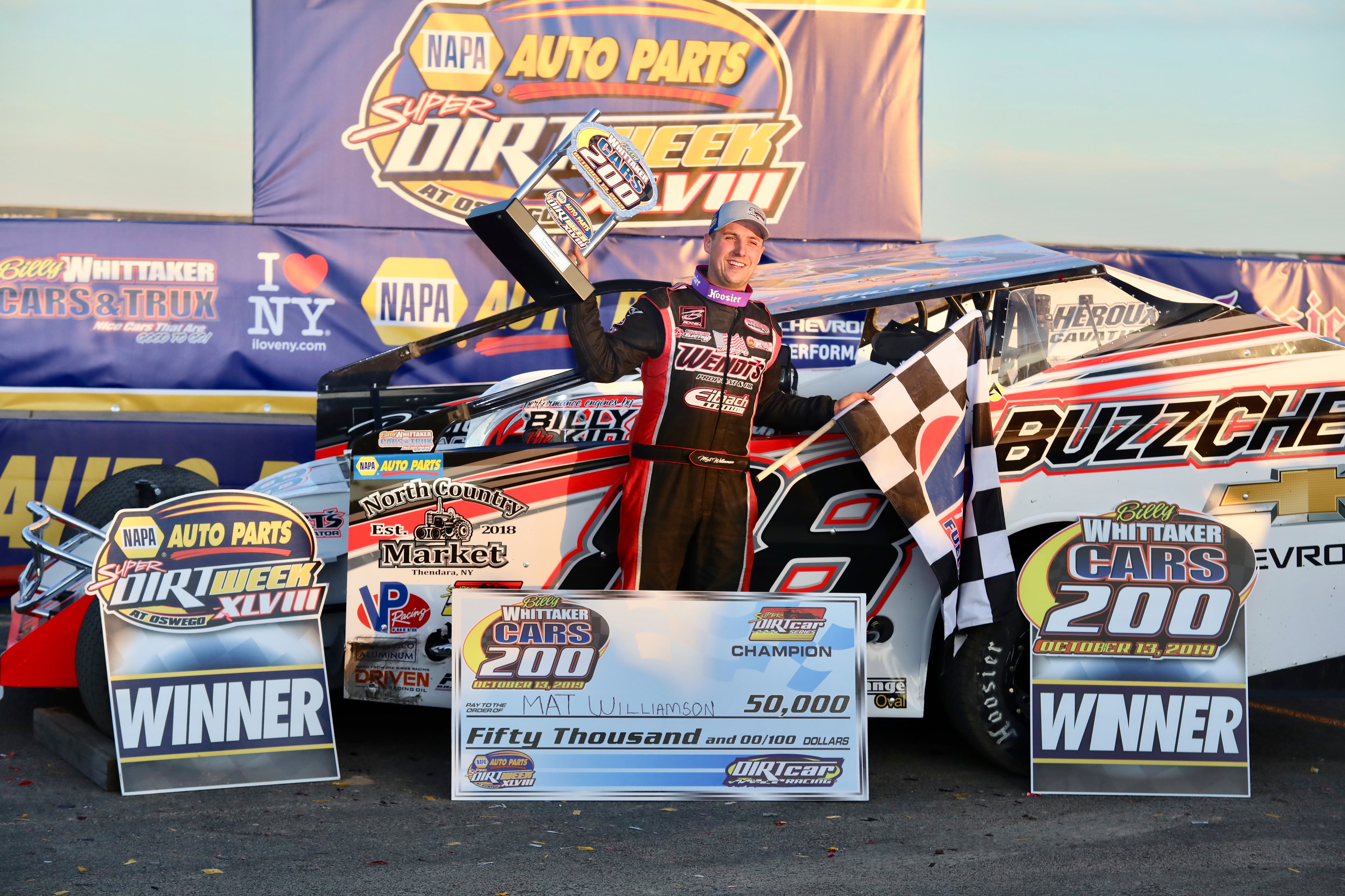 Williamson Conquers Billy Whittaker Cars 200 Super DIRT Week