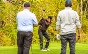 Brett Hearn golfing